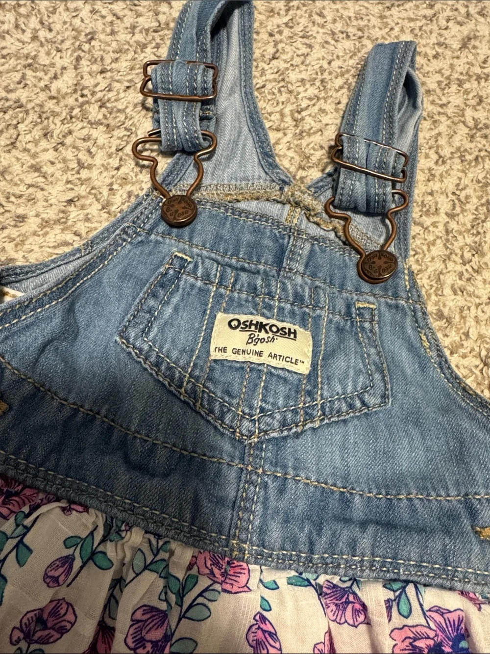 OshKosh B'gosh overalls skirt